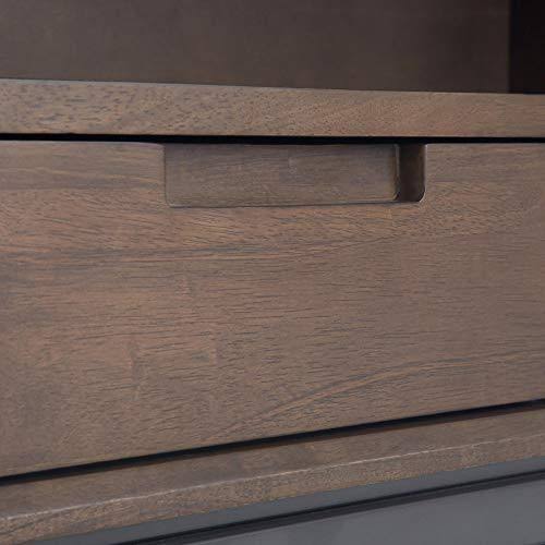 Walnut Brown Mid Century Bookcase I1090