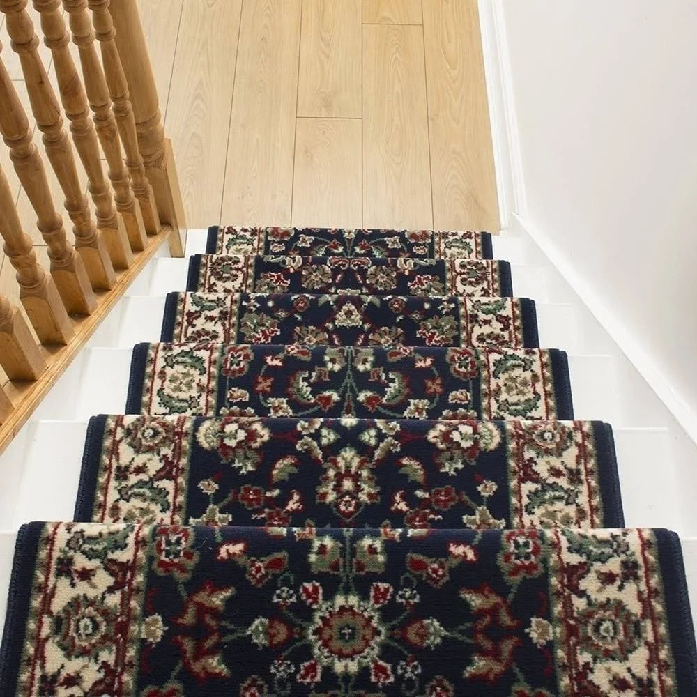 Persian Blue Stair Carpet Runner 27 foot H116751