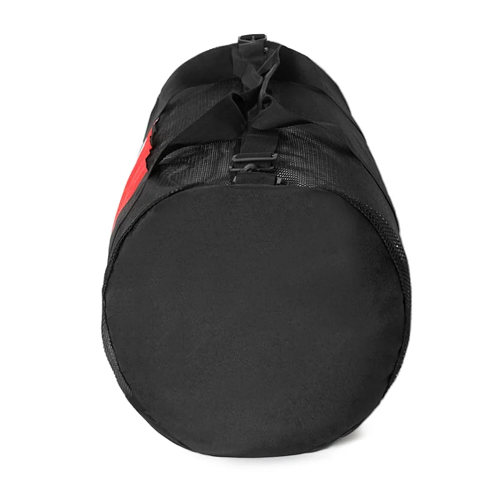 Black & Red Mesh Duffel Bag N536
