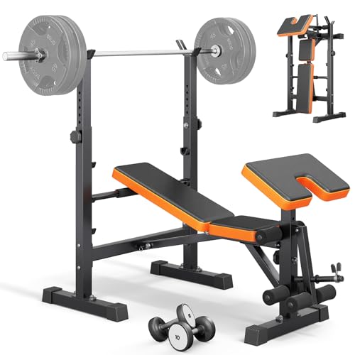 6 in 1 Adjustable Weight Bench Set O882