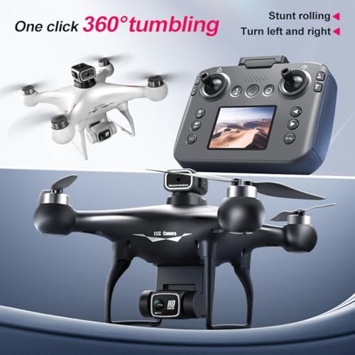 Screen Display Remote Control Dual Camera 360 Degree Flip FPV Drone Q33617
