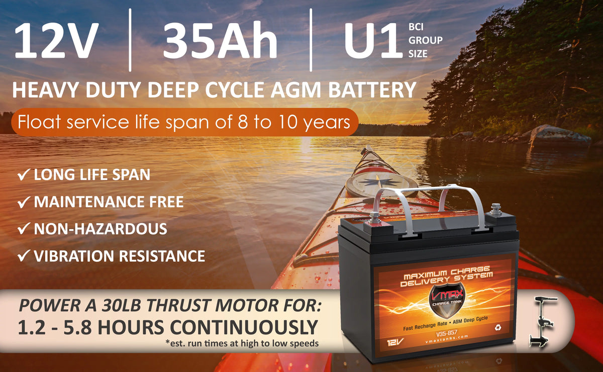 12V 35AH AGM Battery T3955