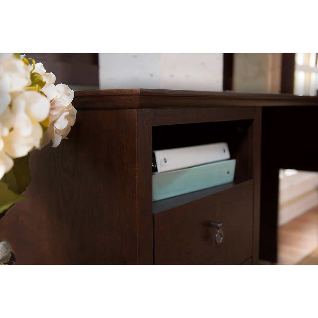 L Shaped Desk with Lateral File Cabinet W445