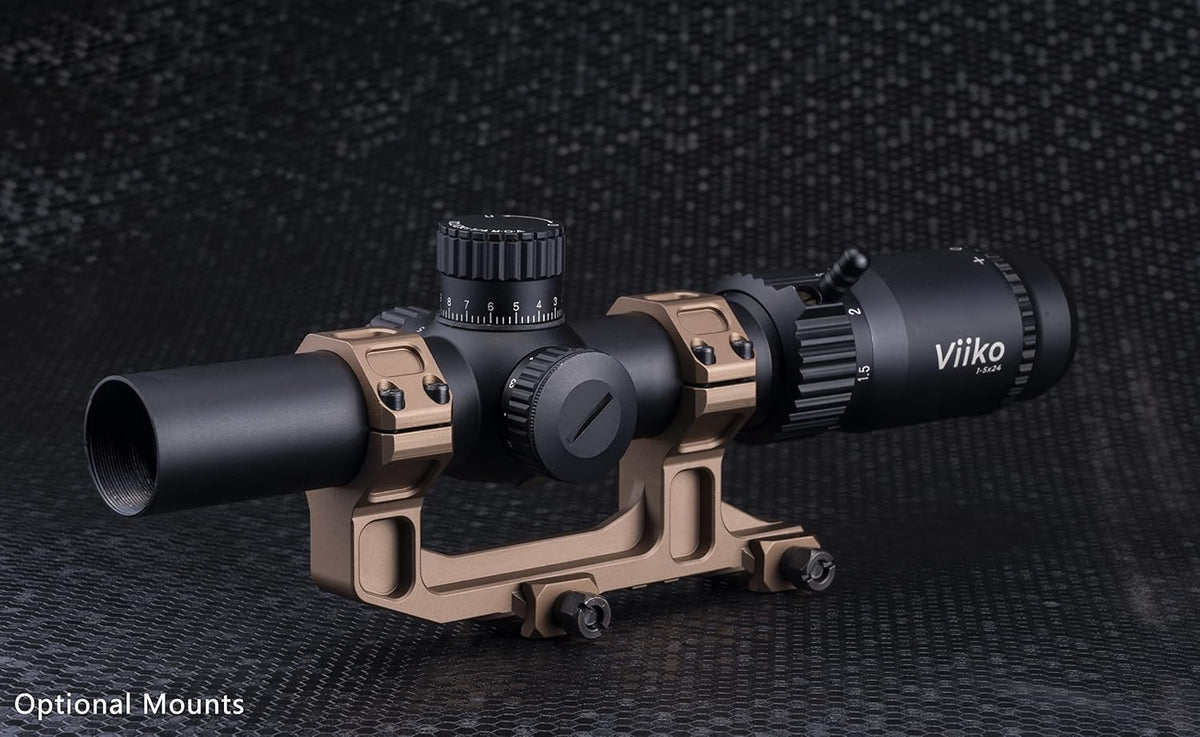 1-5x24 LPVO Scope with Half Mildot Reticle Y2597