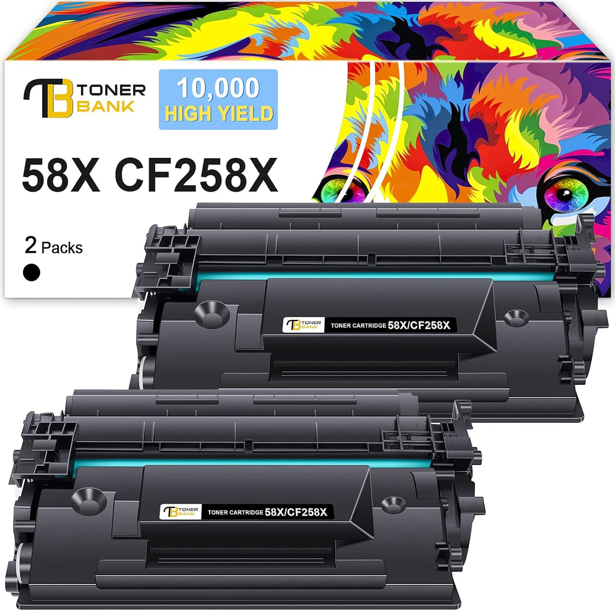 Black 2 Pack Compatible Toner Cartridge Y1528