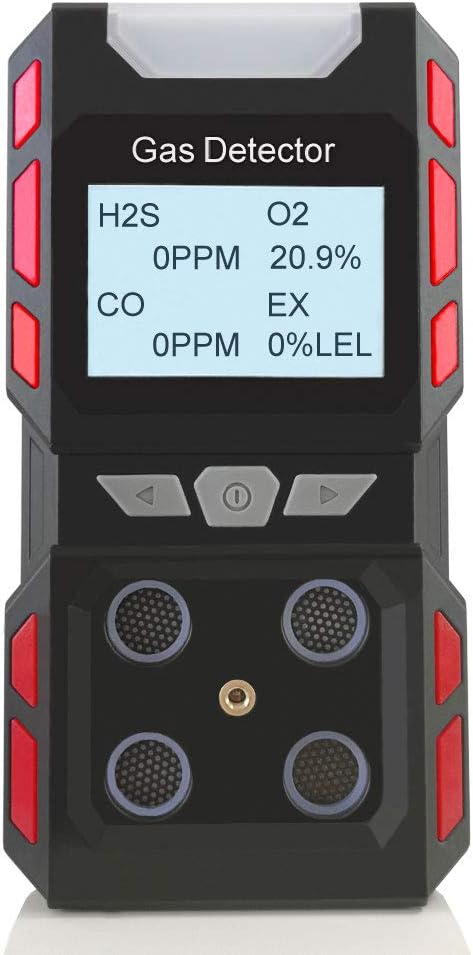 4 Gas Monitor Multi Gas Detector Rechargeable Portable Gas Detector Y8208