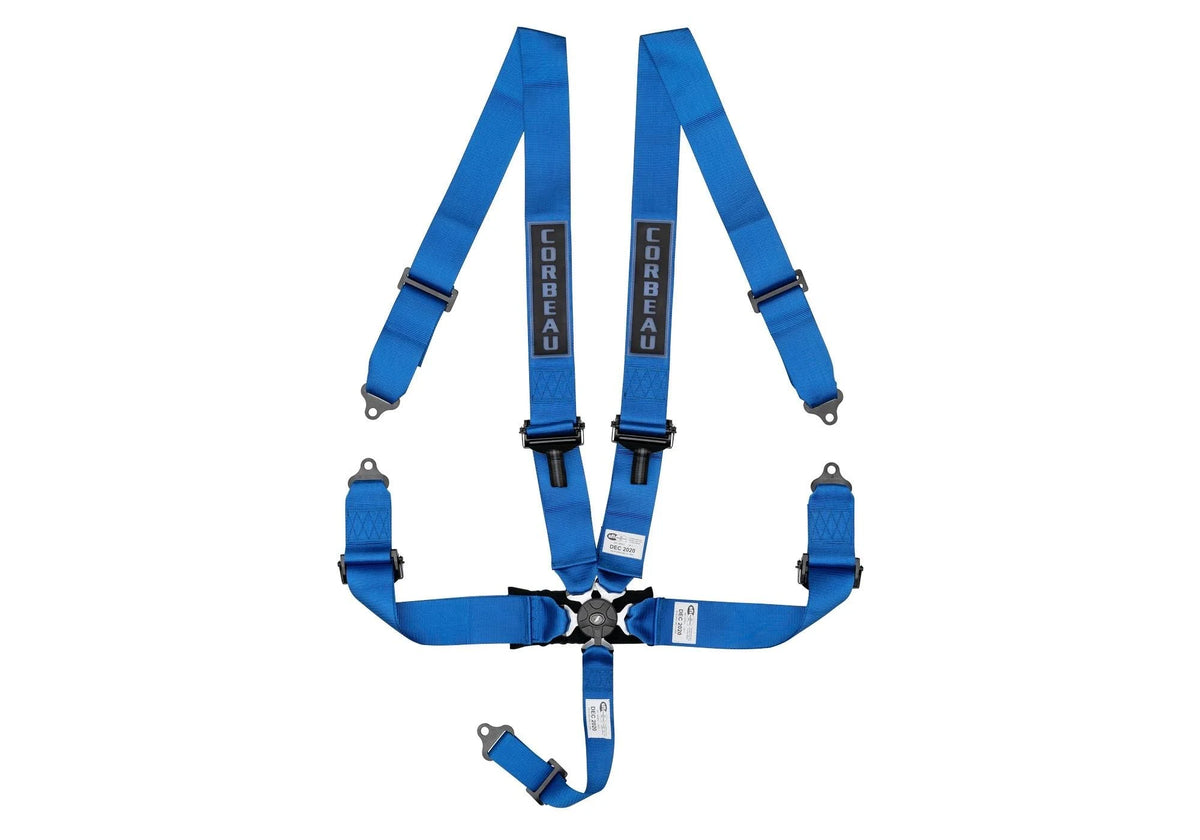 5-Point Camlock Bolt-In Blue Seat Belt Harness P652251