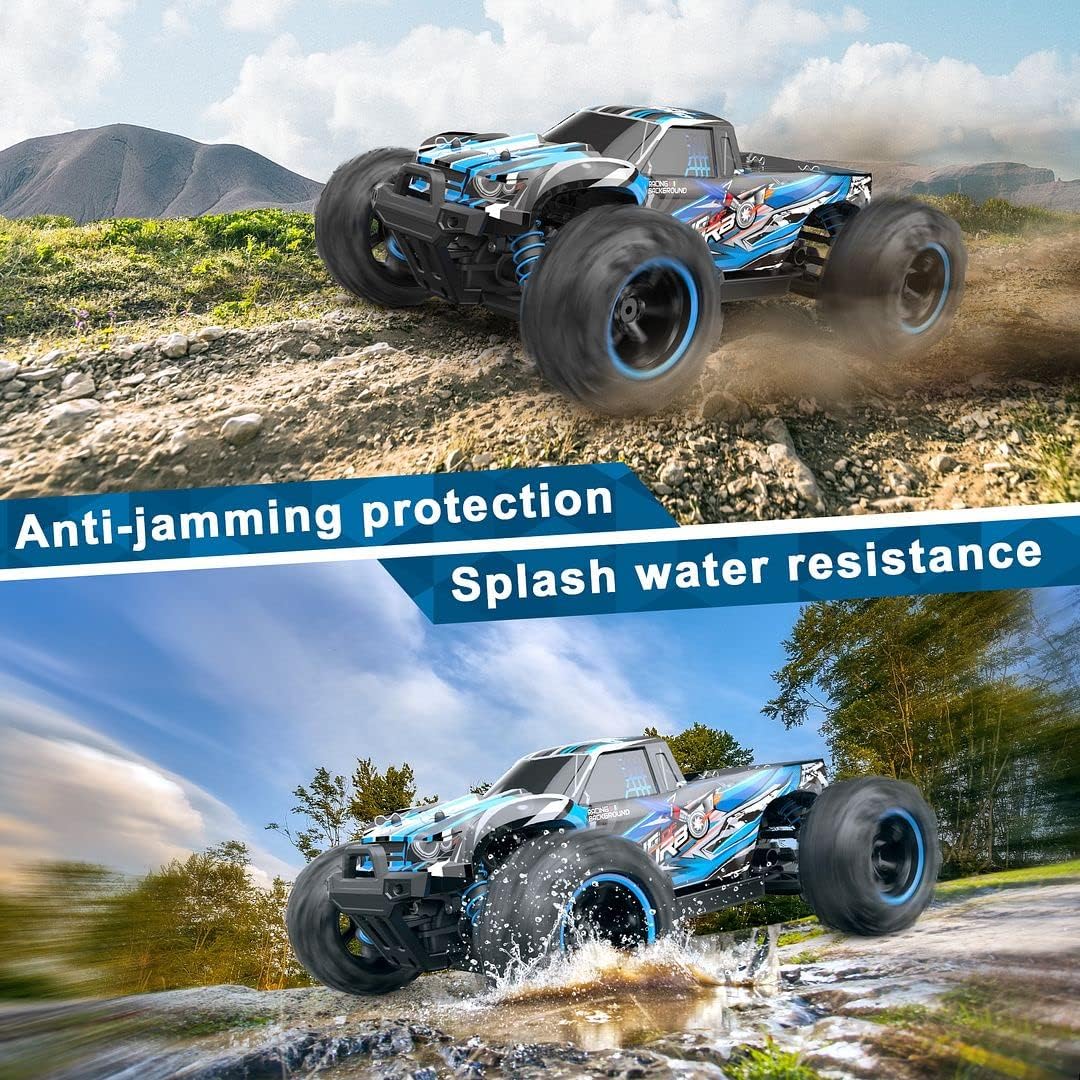 1:18 Scale 4WD RC Monster Truck with Two Rechargeable Batteries E157269