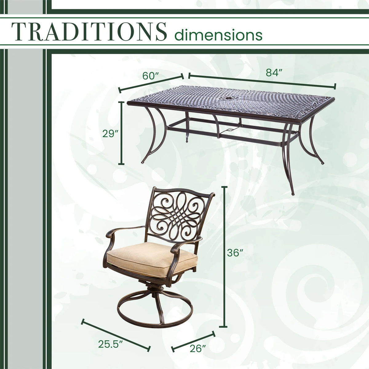 11-Piece Aluminum Outdoor Dining Set X35710