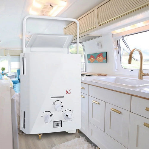 1.6 GPM 6L Portable Tankless LPG Water Heater J447