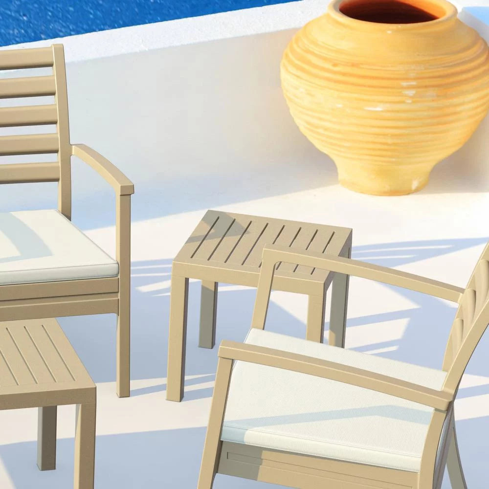 Square Resin Side Table W242237