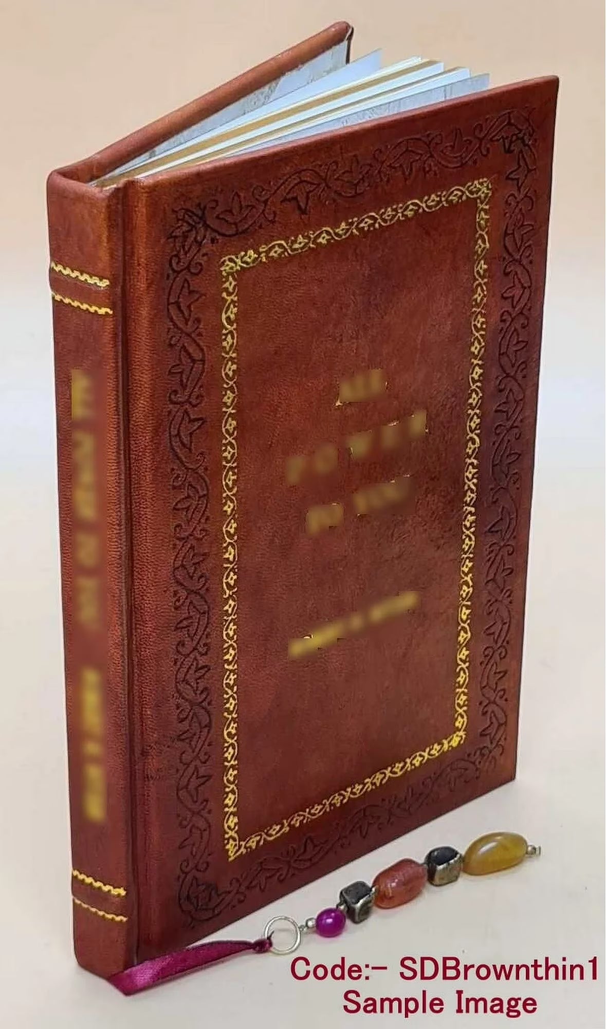 Premium Leather Bound Book L127392