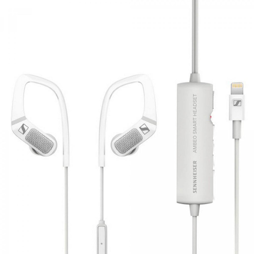 White Noise-Canceling In-Ear Earphones with Mic A95668
