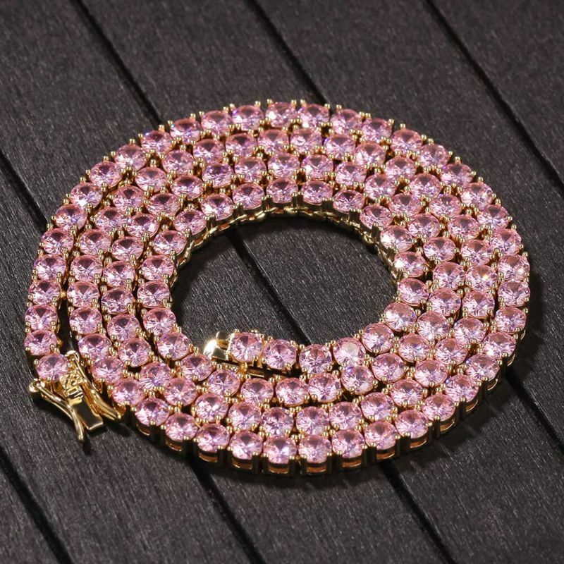 1 Row Tennis Chain Necklace M710