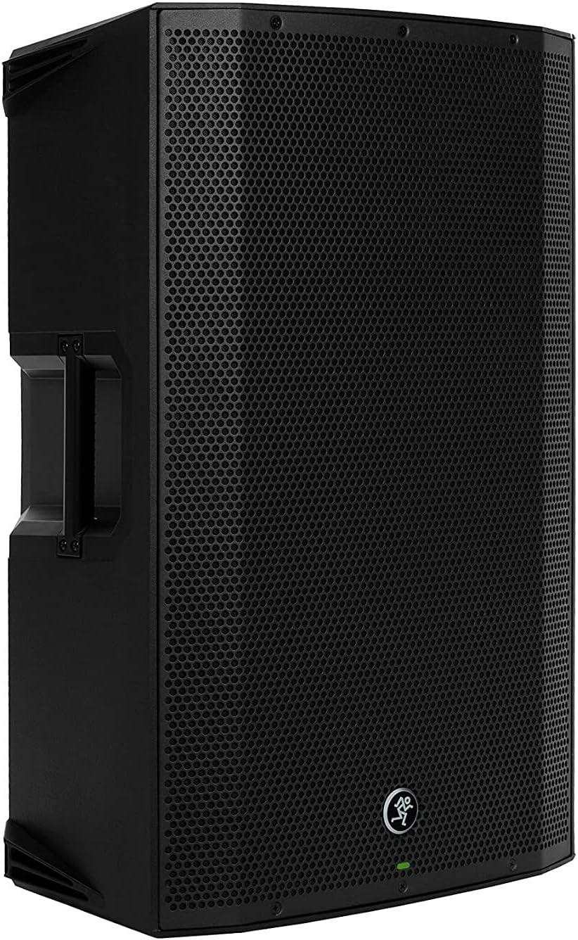 15-Inch Powered Loudspeaker Bundle with Tripod Stand & 2 XLR Microphone Cables A48917