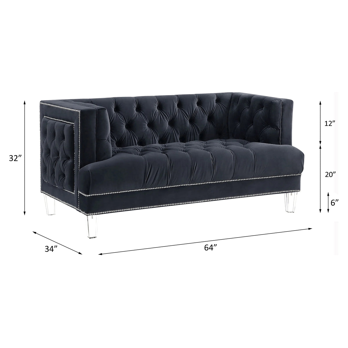 Charcoal Loveseat J972