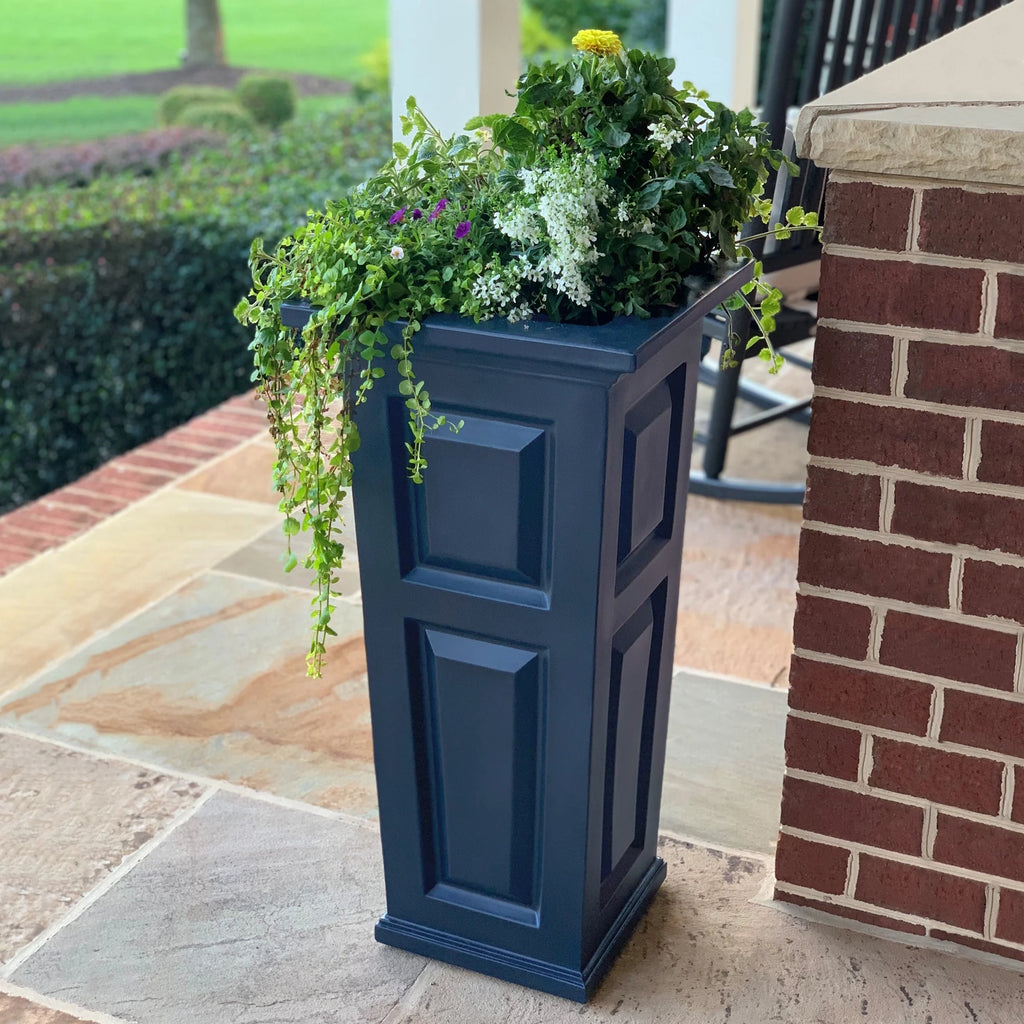 Neptune Blue Polyethylene Planter P113