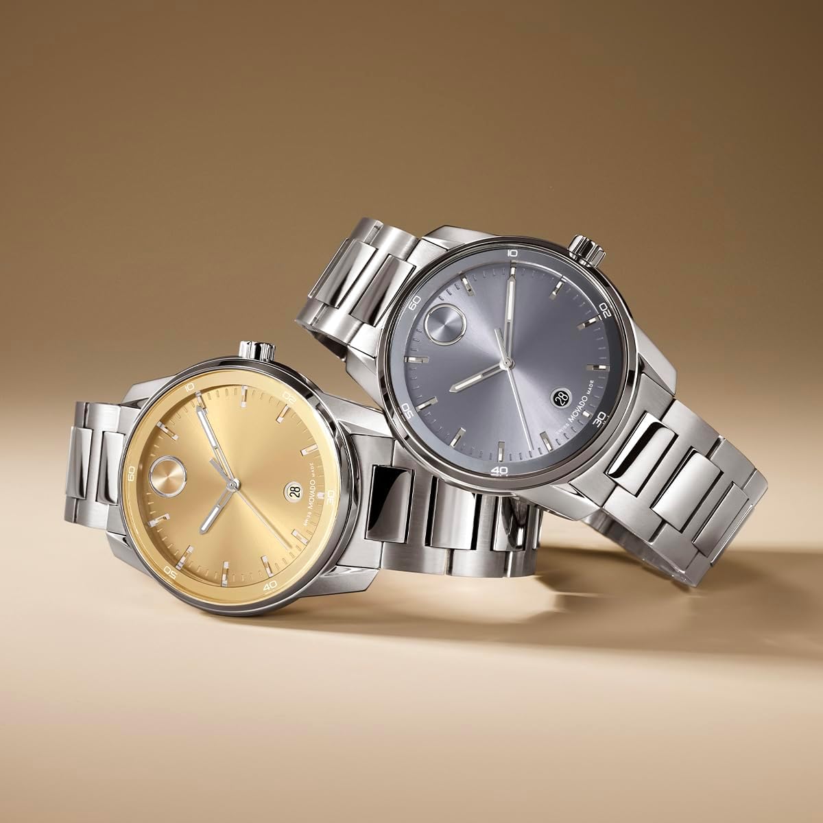 Men's Sport Watch - Swiss Quartz Movement, Stainless Steel Link Bracelet - 42mm X939703