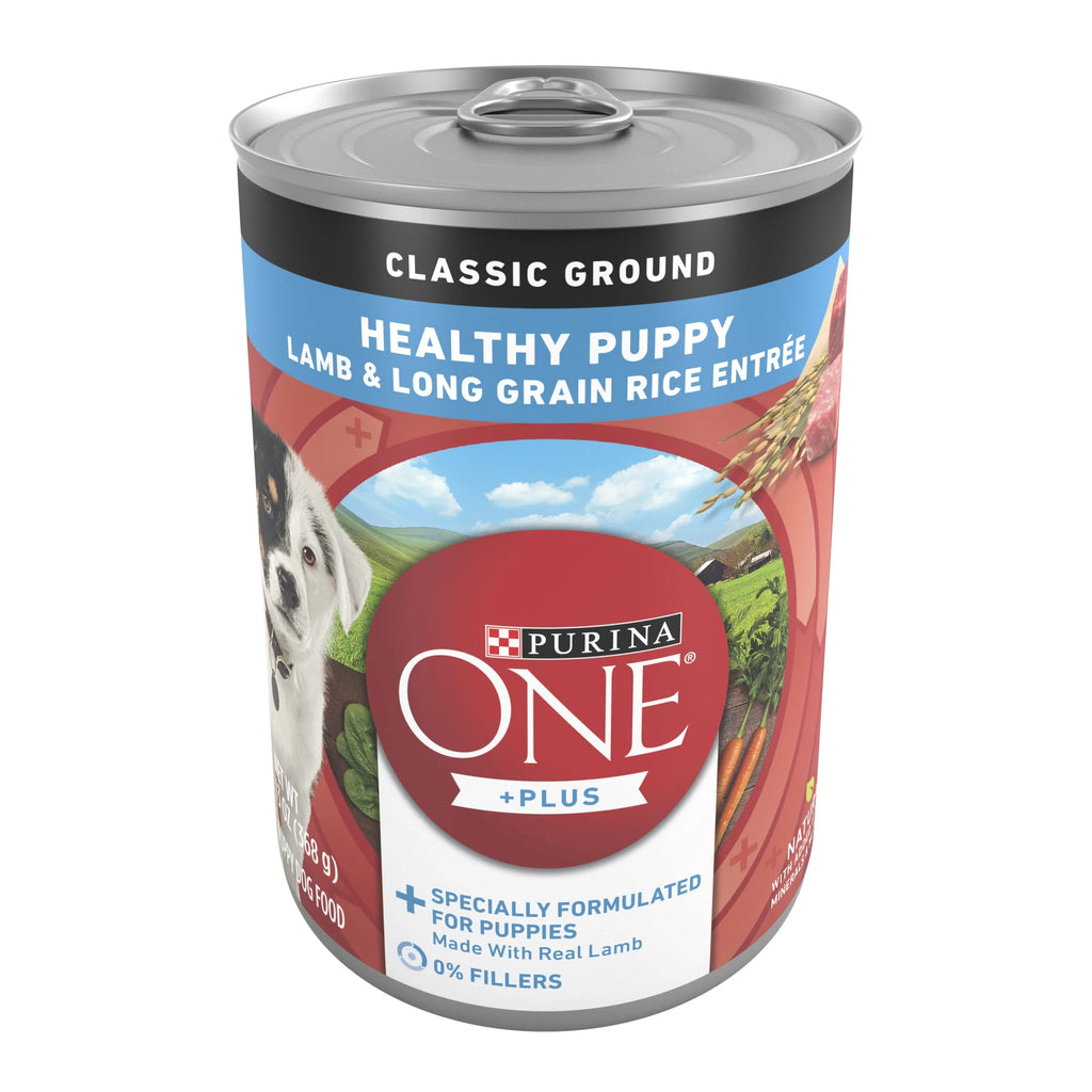 13 oz Cans (12 Pack) Soft Lamb Long Grain Rice Wet Puppy Dog Food W641593