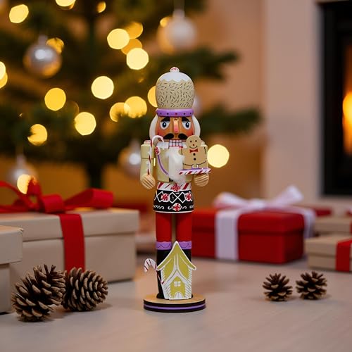 14 Inch Wooden Nutcracker Christmas Decor X932