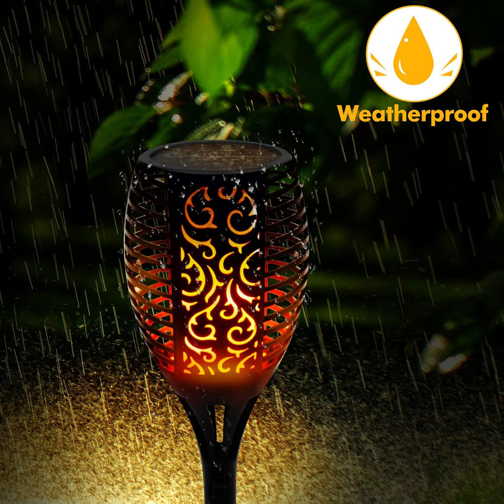 4 Pack Solar Waterproof Torch Light K556862