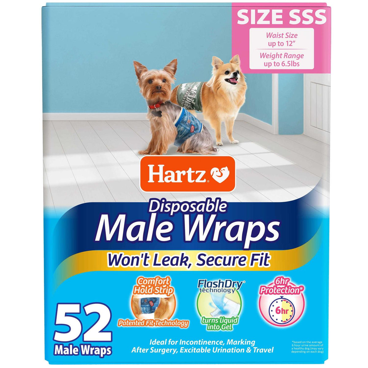 Disposable Male Dog Wraps T73101
