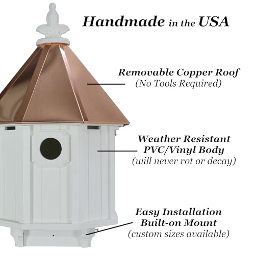 Duplex Bird House with Copper Roof K723438