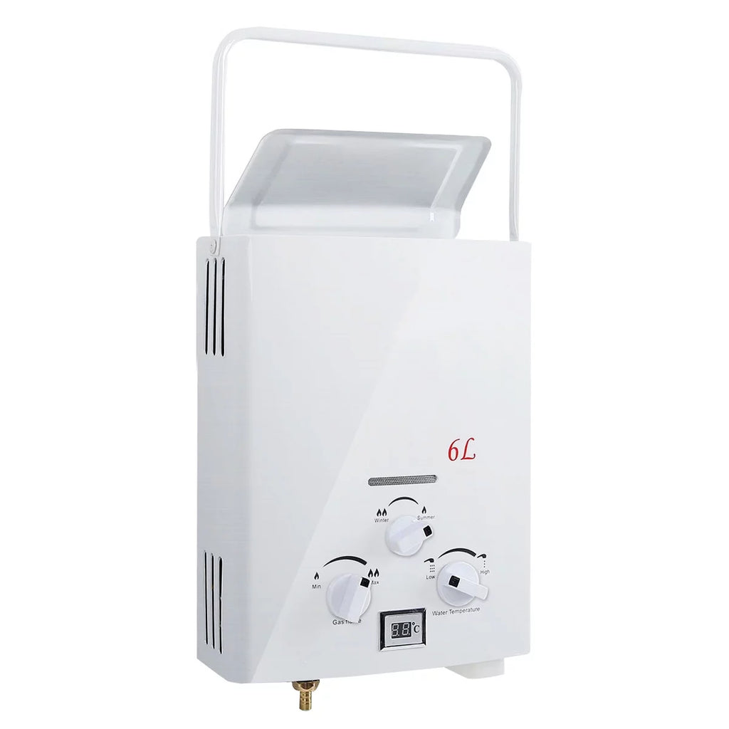 1.6 GPM 6L Portable Tankless LPG Water Heater J447