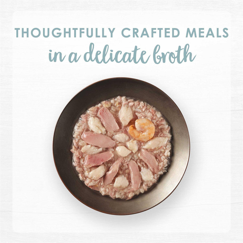 Natural Seabass & Shrimp in Broth Cat Food P207