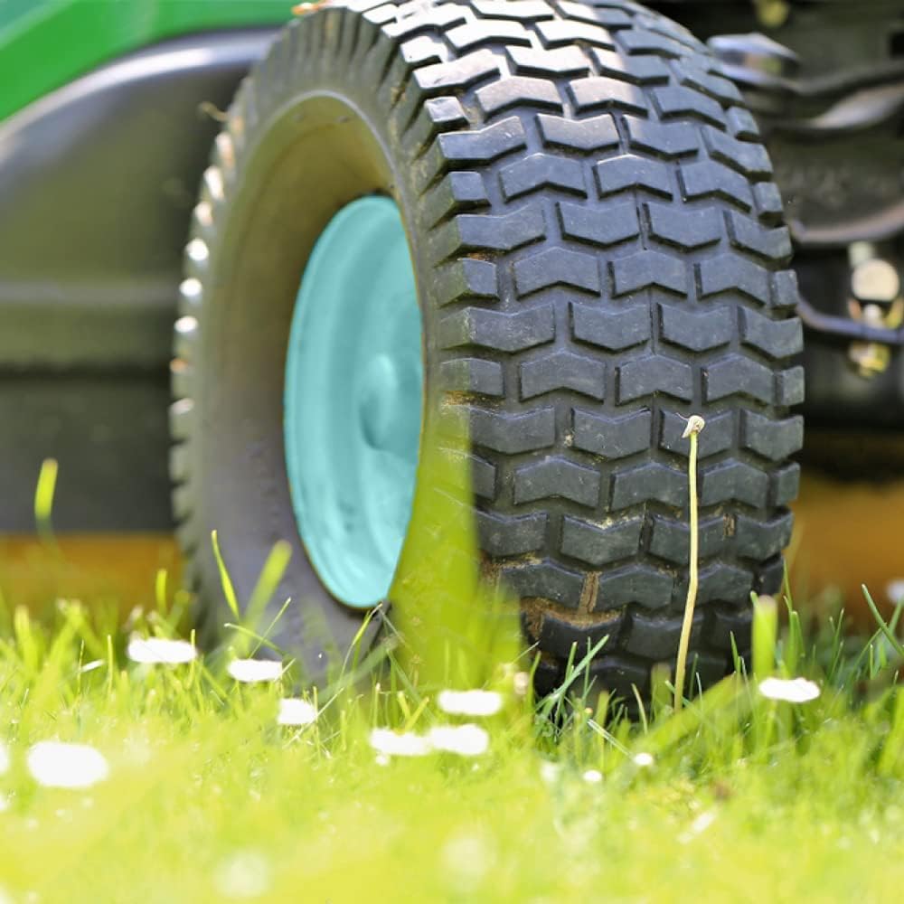13x5.00-6 Flat Free Lawn Mower Tire and Wheel with 3/4 & 5/8 Bearing, 3” Hub V393501