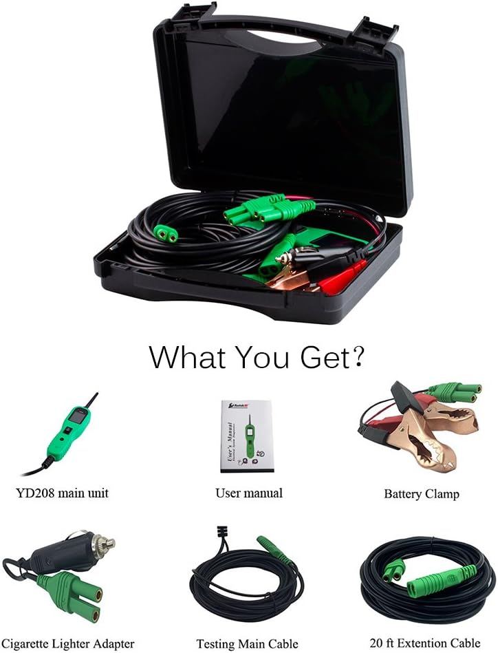 12V-24V Circuit Tester Probe Kit with LED Flashlight N1176
