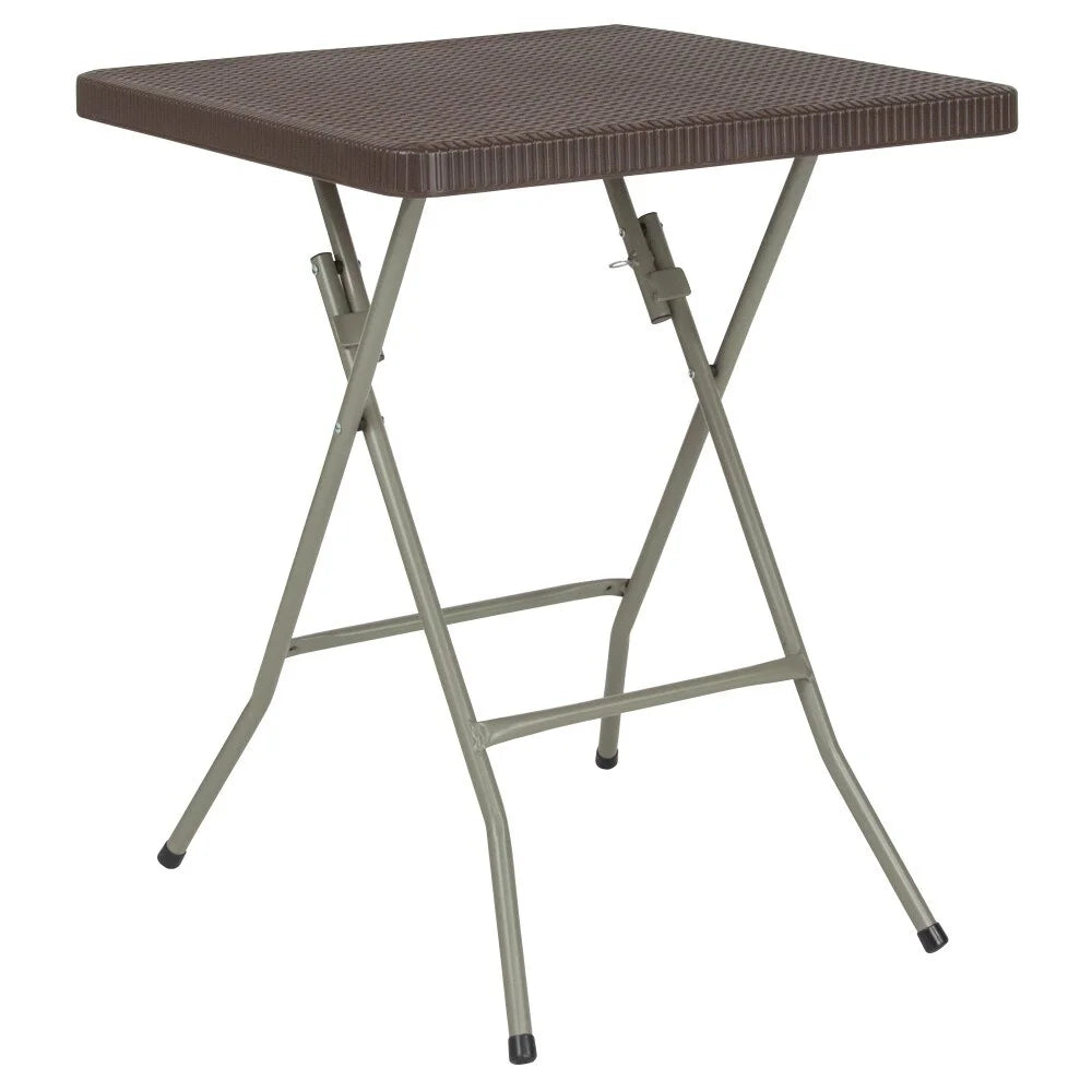 Square Rattan Plastic Folding Table N893