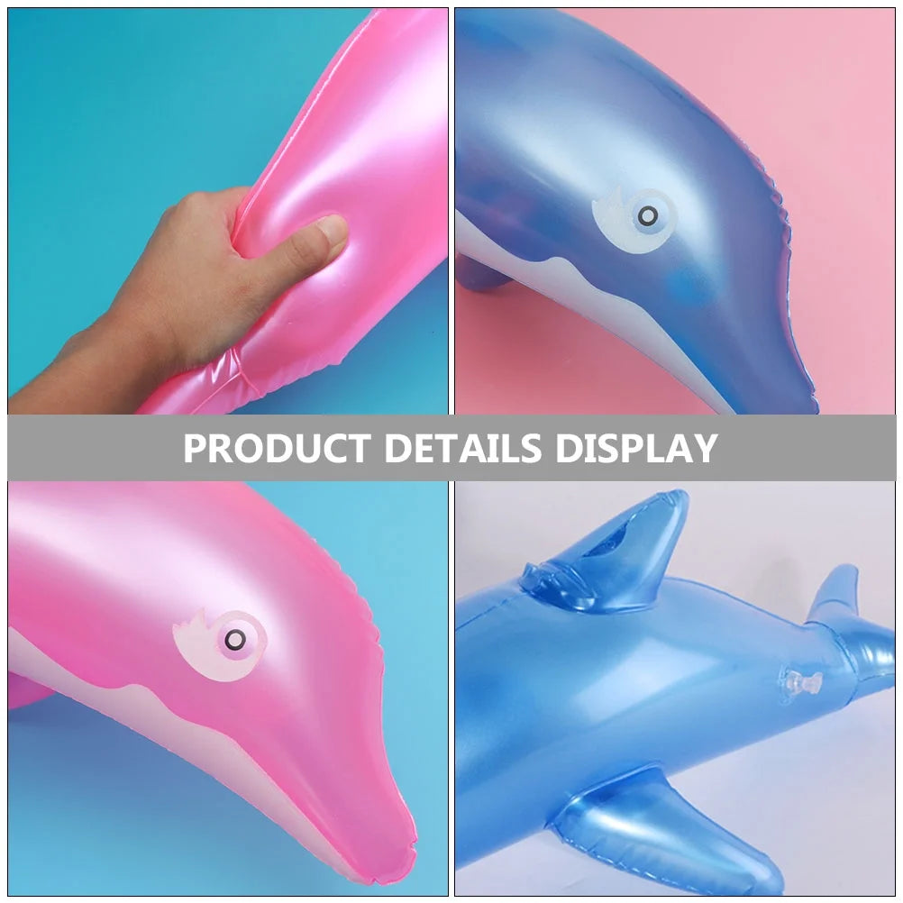12 Pcs PVC Inflatable Dolphin Toy C129886