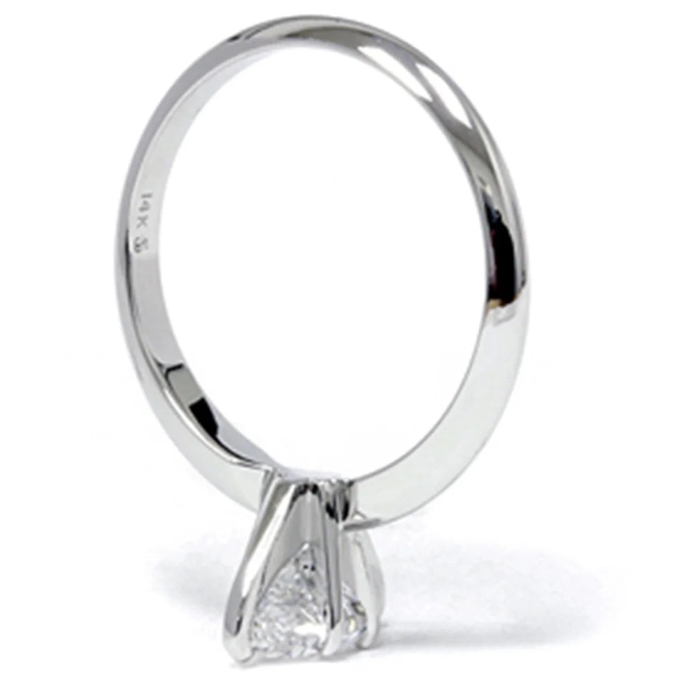 1ct Marquise Diamond Engagement Ring 14K White Gold X982