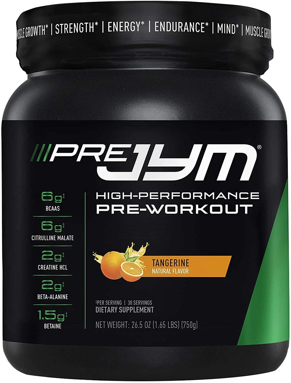 Pre Workout Powder Tangerine 30 Servings G810884