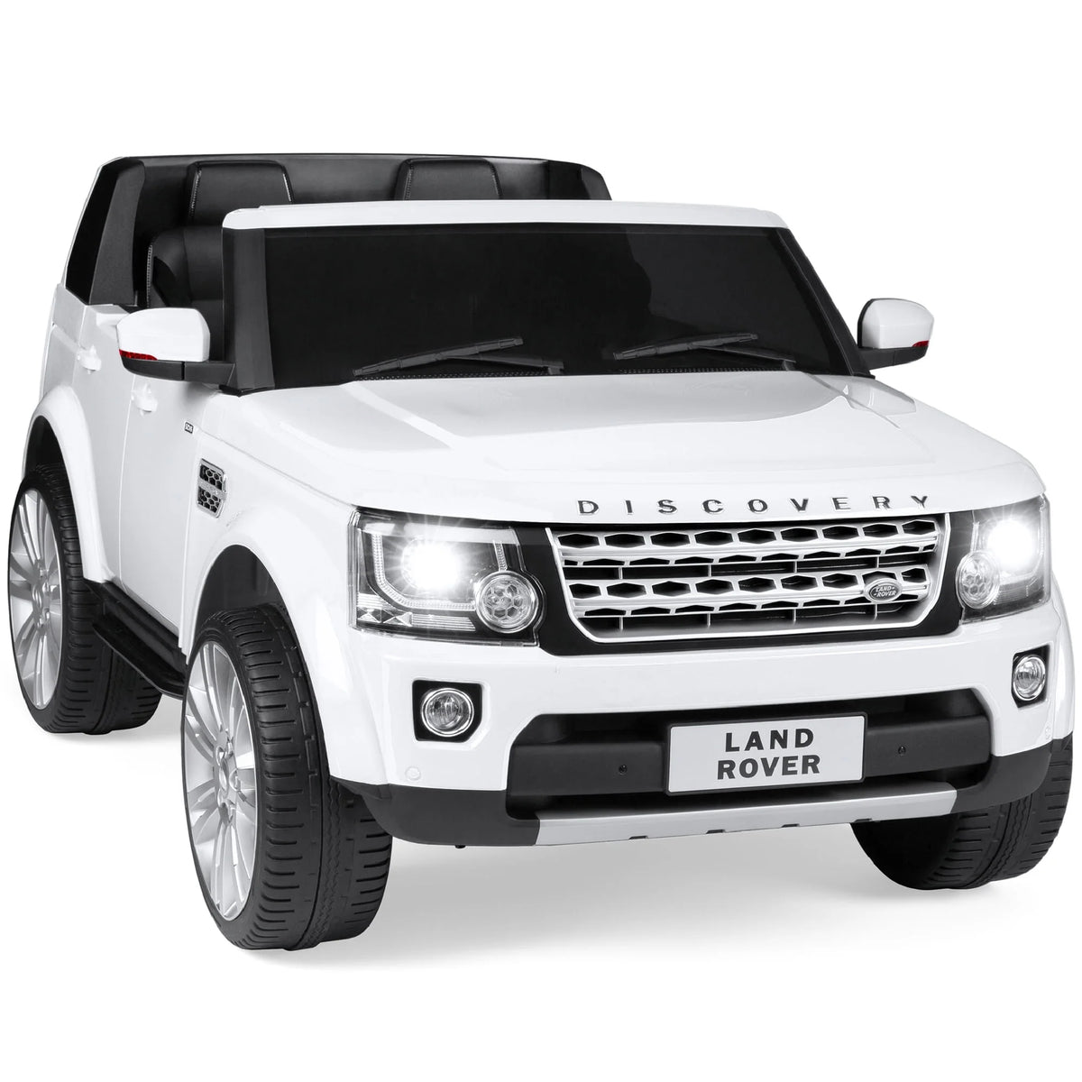 12V 2-Seater Ride On Car Toy with Parent Remote Control White J349