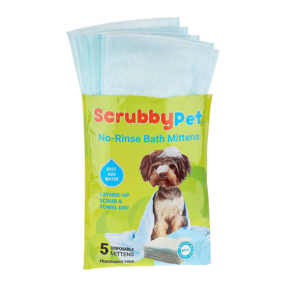 No Rinse Pet Bath Mittens Z70654