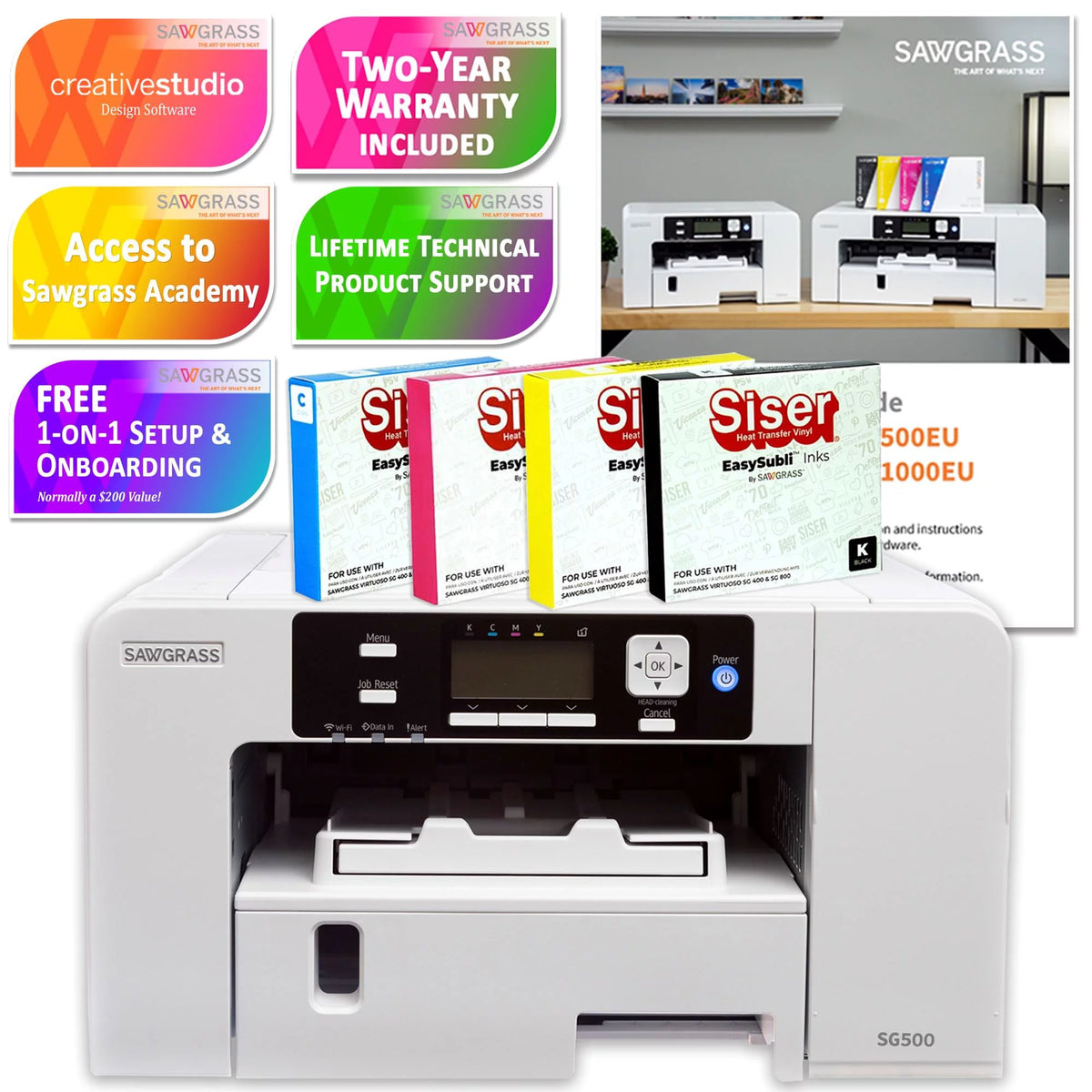 Sublimation Printer with Mug Press Bundle U1169