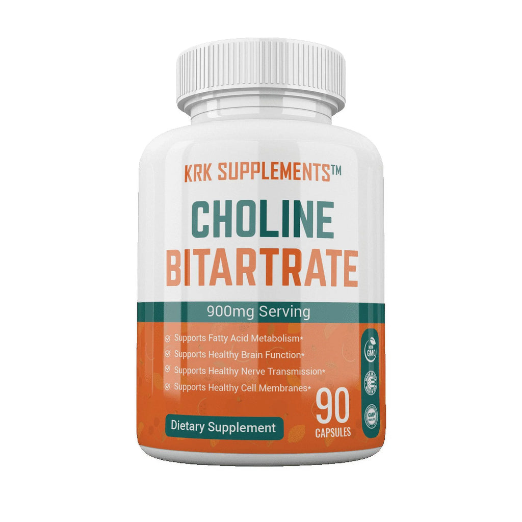 Choline Bitartrate 900mg 90 Capsules D716135