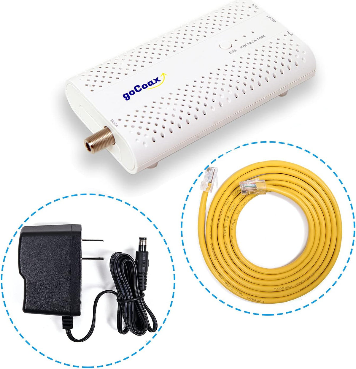 MoCA 2.5 Adapter with 2.5GbE Ethernet Port D63080