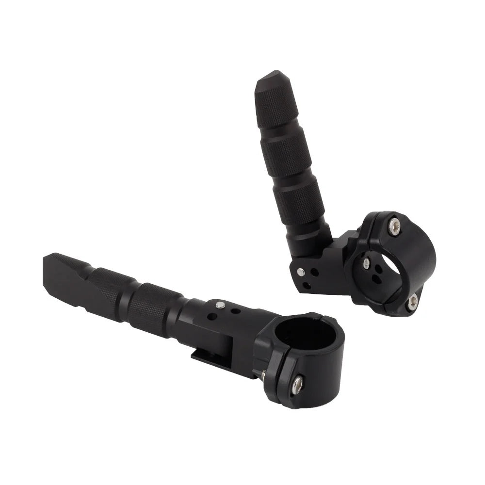 Universal Motorcycle 360 Rotatable Highway Crash Bar Foot Pegs Q175