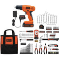 20-Volt Lithium Ion Cordless Drill-Driver with 128-Piece Project Kit Y10831