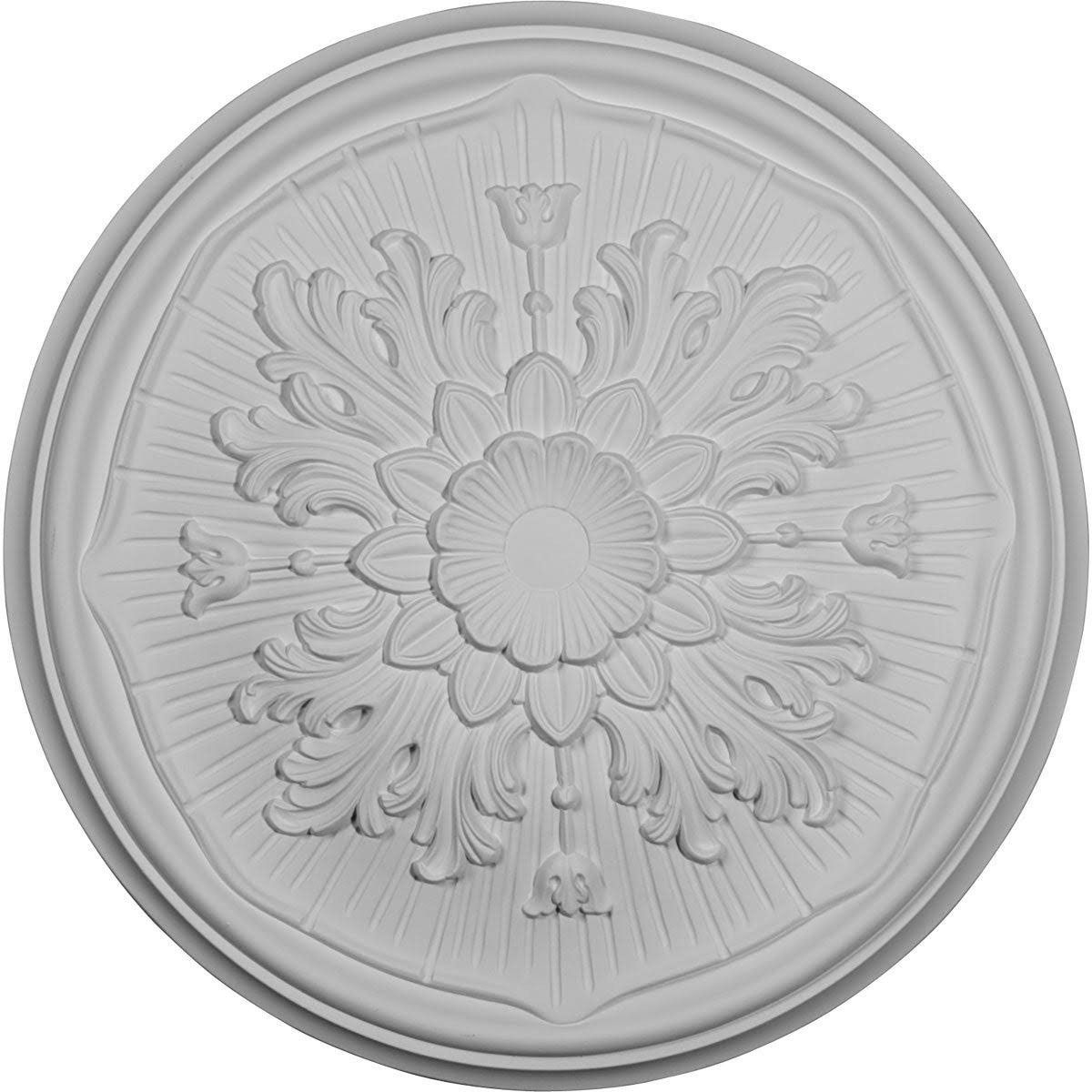 15 3/4x22OD x 5/8x22P Hand-Painted Ceiling Medallion X28457