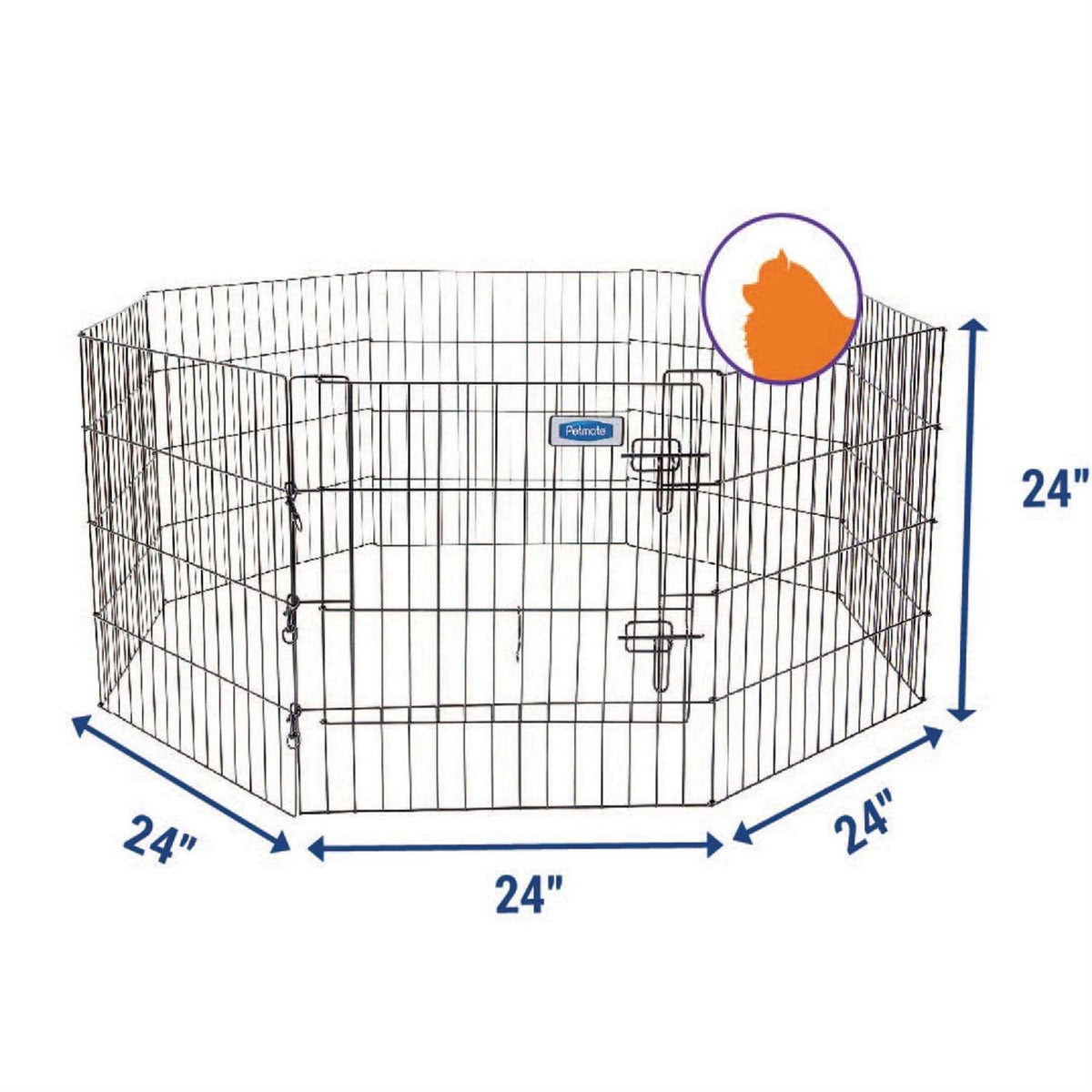 Exercise Pen with Door F555