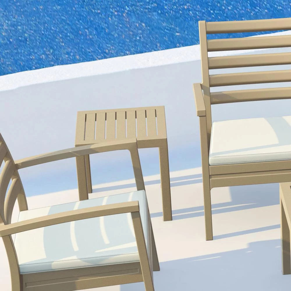 Square Resin Side Table W242237