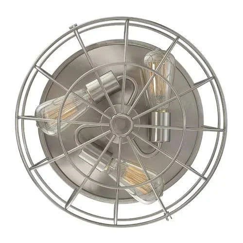 3 - Light 15x22 Caged Dome Flush Mount P73463