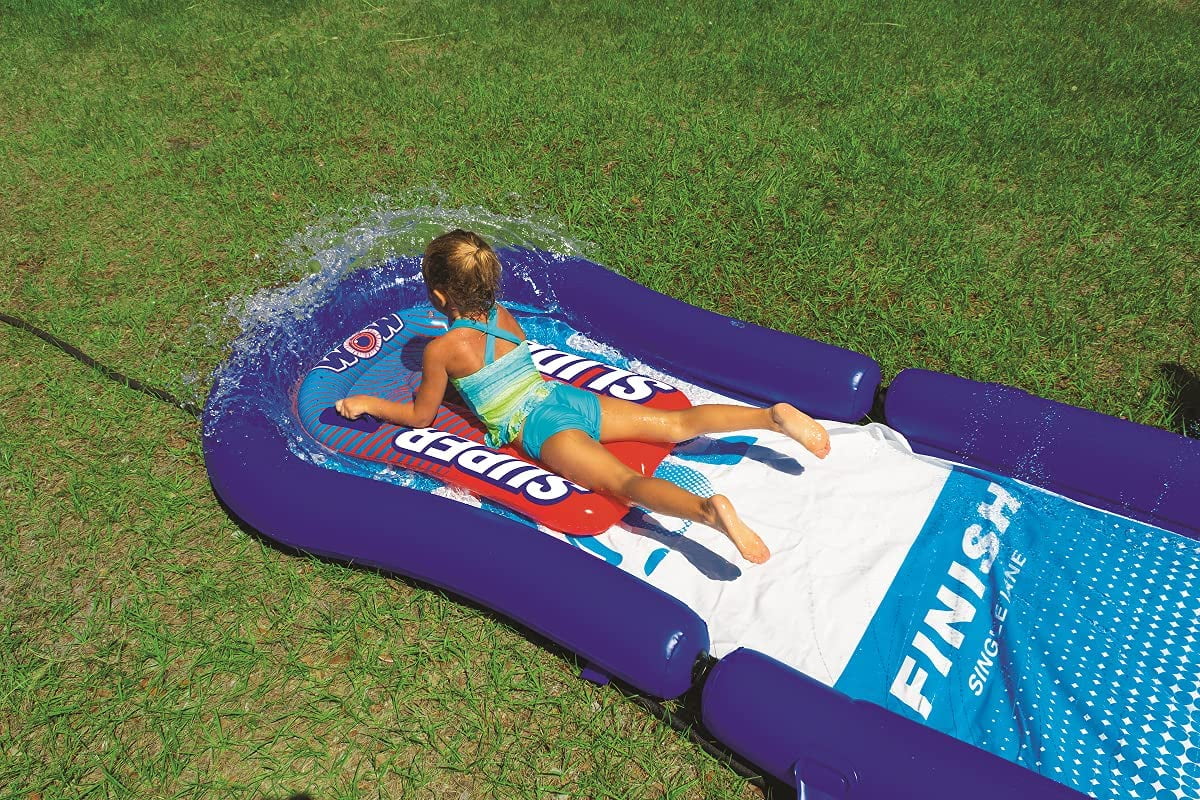 Single Lane Slide with Attached Pool J86566