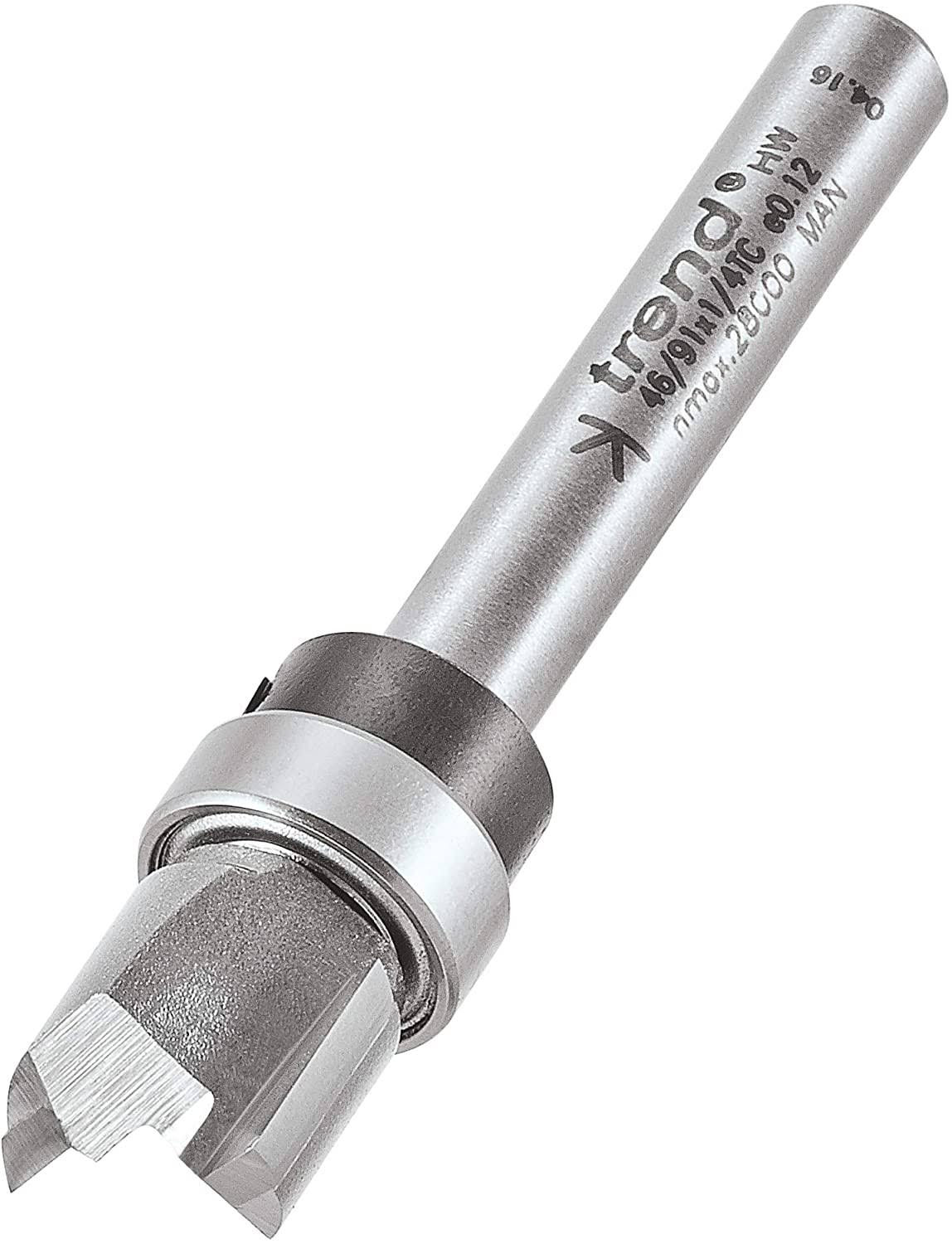 1/4x22 Shank Tungsten Carbide Tipped Trimming Router Cutter Bit J1167