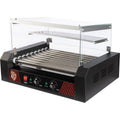 9-Roller Hot Dog Grill with Bun Warmer and Cover U1306