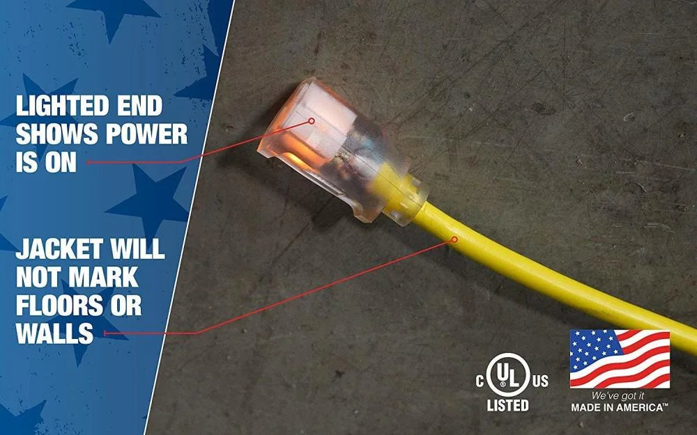 50' Yellow Extension Cord N56986